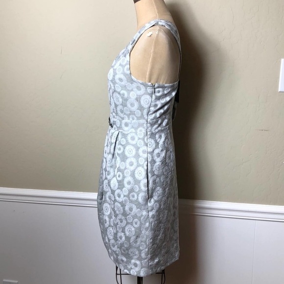 NWT Anthropologie one shoulder brocade dress SZ 6 - Picture 3 of 7
